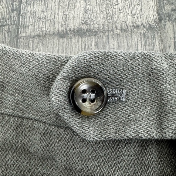 Vintage Loro Piana Luxury Mens Pants Size 34 X 30 Khaki Dark Grey Made in Italy - Picture 5 of 11